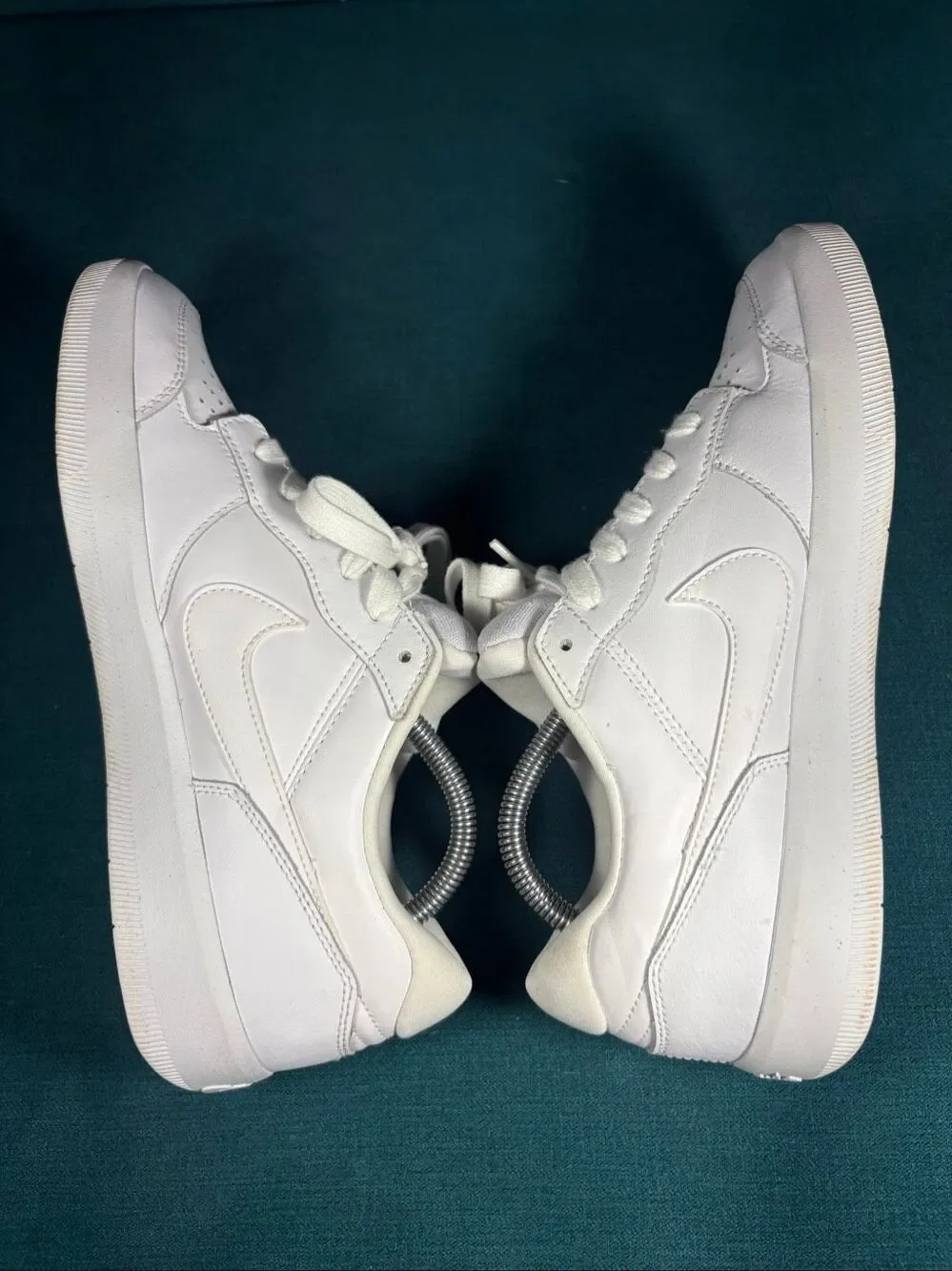 Nike SB Force 58 Triple White Skate Shoes Men's Size 8.5 DH7505-100